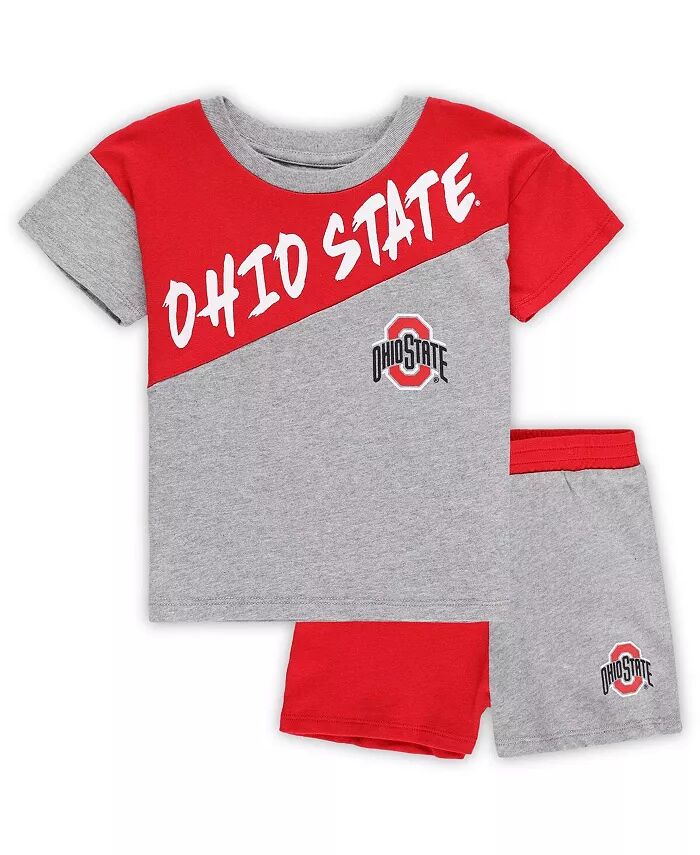 Комплект футболок и шорт Ohio State Buckeyes Super Star для мальчиков и девочек, серый, цвета «Хизер» Outerstuff
Комплект футболок и шорт Ohio State Buckeyes Super Star для мальчиков и девочек, серый, цвета «Хизер» Outerstuff