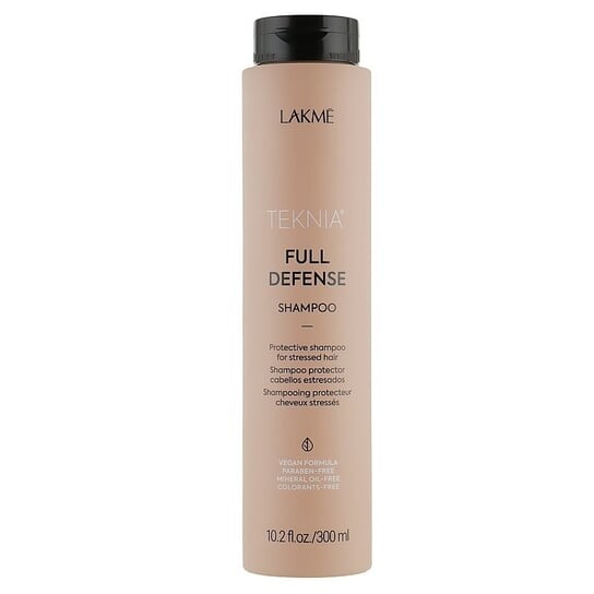 Защитный шампунь для поврежденных волос 300мл Teknia Full Defense Shampoo, Lakme
Защитный шампунь для поврежденных волос 300мл Teknia Full Defense Shampoo, Lakme