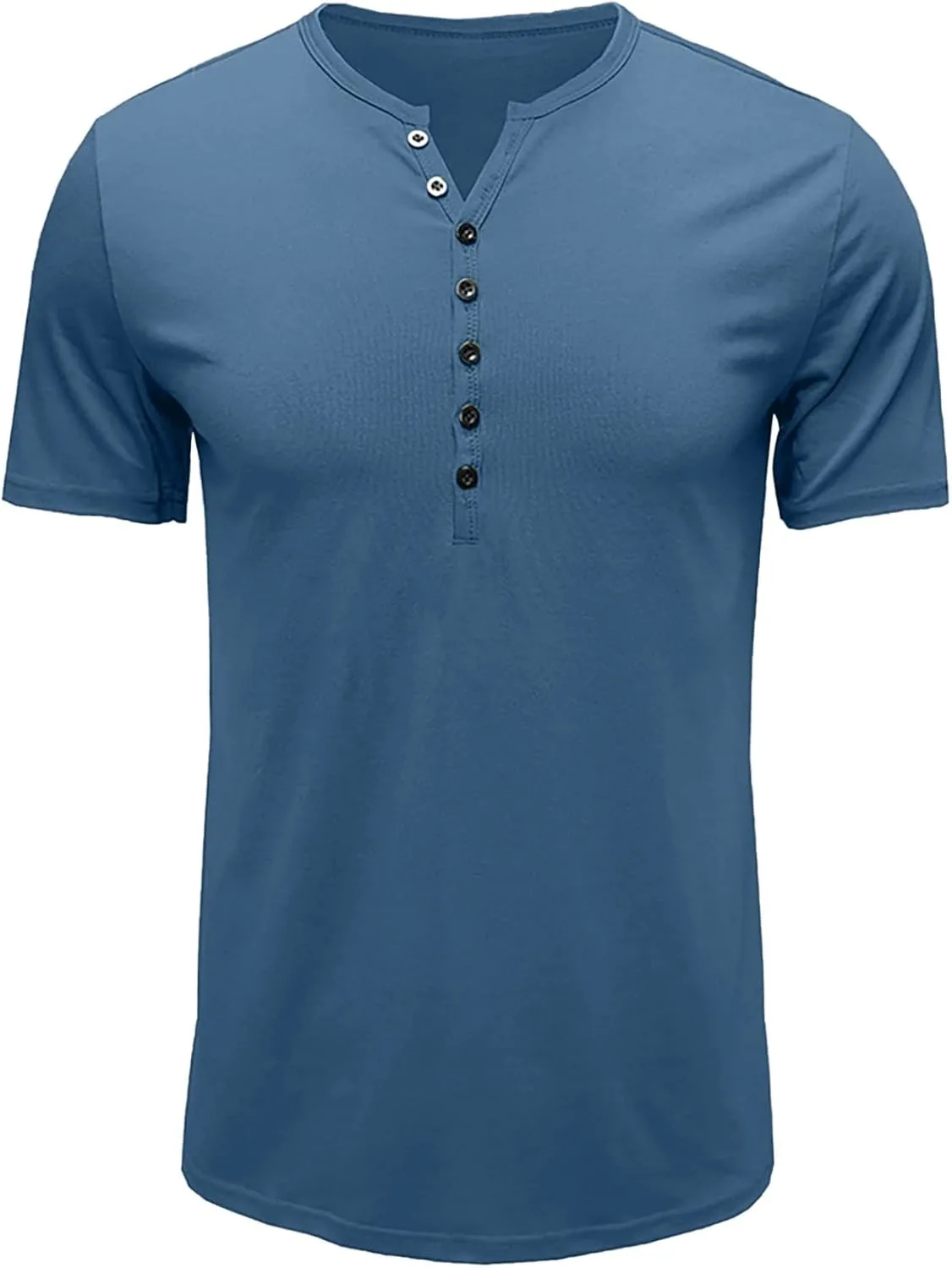 Мужская футболка хенли с коротким рукавом
Мужская футболка хенли с коротким рукавом