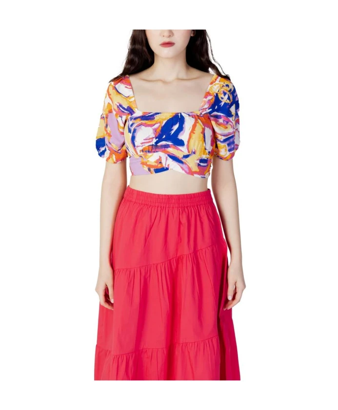 Укороченный топ с абстрактным желтым принтом Only, мультиколор
Укороченный топ с абстрактным желтым принтом Only, мультиколор