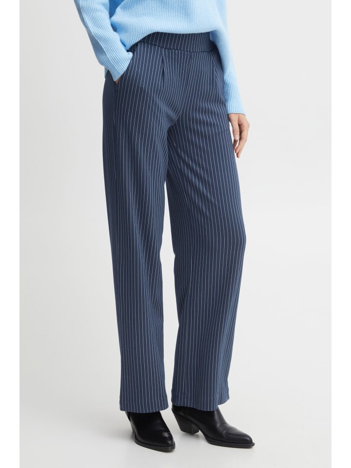 Тканевые брюки b.young Stoffhose BYRIZETTA WIDE PANTS - 20812821 Stoffhose mit Nadelstriefen, синий
Тканевые брюки b.young Stoffhose BYRIZETTA WIDE PANTS - 20812821 Stoffhose mit Nadelstriefen, синий