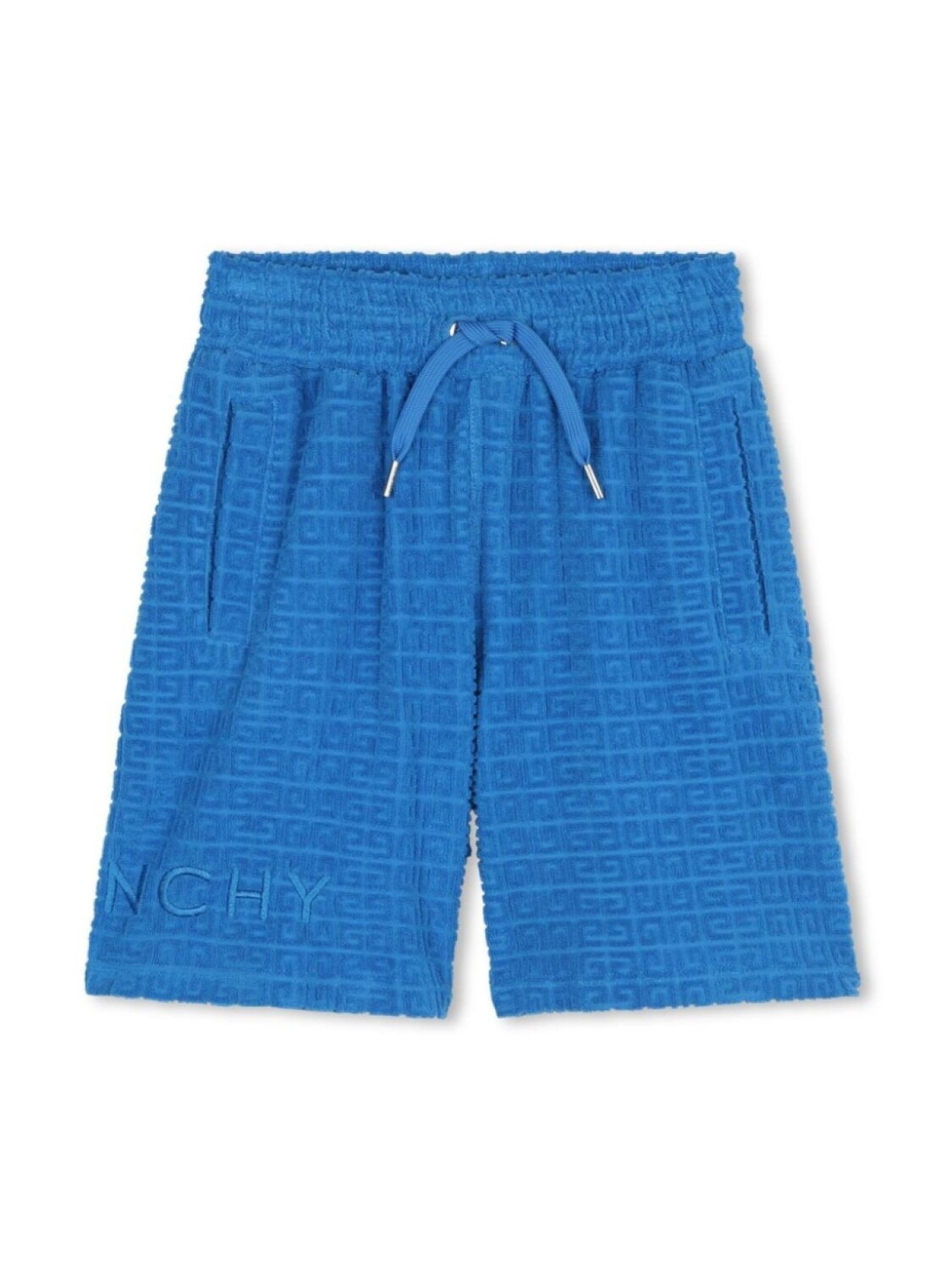 Givenchy Kids жаккардовые спортивные шорты с логотипом 4G, синий
Givenchy Kids жаккардовые спортивные шорты с логотипом 4G, синий