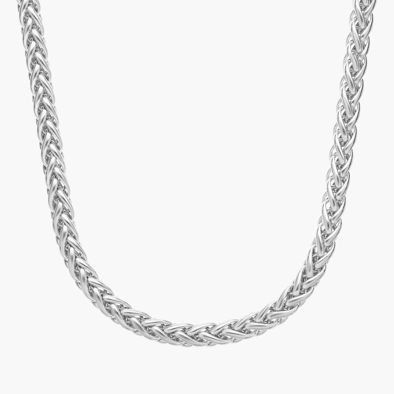 Ожерелье из цепочки пшеницы из 14-каратного белого золота (4,3 мм) Blue Nile
Ожерелье из цепочки пшеницы из 14-каратного белого золота (4,3 мм) Blue Nile