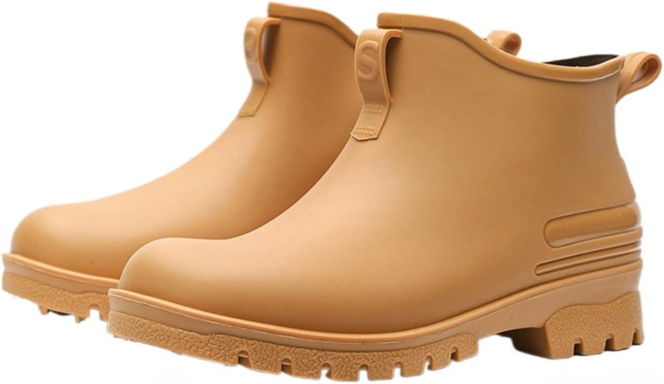 Непромокаемые резиновые ботинки Azttoztto унисекс с противоскользящей подошвой для мужчин и женщин, низкие водонепроницаемые кухонные сапоги с толстой подошвой, комфорт на все сезоны (обычные и с флисовой подкладкой), Camel
Непромокаемые резиновые ботинки Azttoztto унисекс с противоскользящей подошвой для мужчин и женщин, низкие водонепроницаемые кухонные сапоги с толстой подошвой, комфорт на все сезоны (обычные и с флисовой подкладкой), Camel