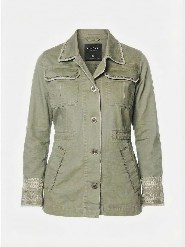 KOROSHI Женская парка с регулируемым поясом, блестящая, цвета хаки
KOROSHI Женская парка с регулируемым поясом, блестящая, цвета хаки