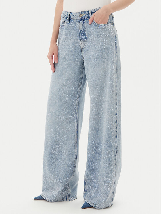 Джинсы с широкими штанинами W5YA82 D5QKA Guess, синий
Джинсы с широкими штанинами W5YA82 D5QKA Guess, синий