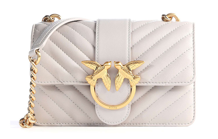 PINKO Овчинная сумка-ласточка Цепная сумка Кроссбод сумка Серая белая женская сумка через плечо
PINKO Овчинная сумка-ласточка Цепная сумка Кроссбод сумка Серая белая женская сумка через плечо