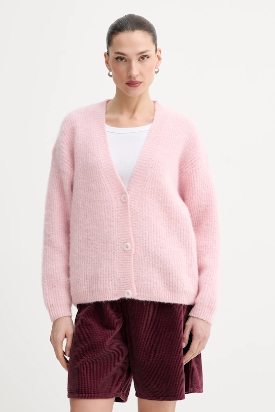 Кардиган из шерсти American Vintage, розовый
Кардиган из шерсти American Vintage, розовый