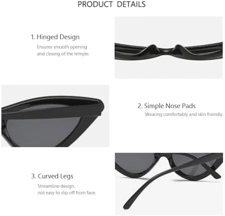 Винтажные женские солнцезащитные очки «кошачий глаз» 2026 года, ретро-очки в стиле «кошачий глаз», прозрачные, летние очки для женщин MTZJH, White Orange
Винтажные женские солнцезащитные очки «кошачий глаз» 2026 года, ретро-очки в стиле «кошачий глаз», прозрачные, летние очки для женщин MTZJH, White Orange