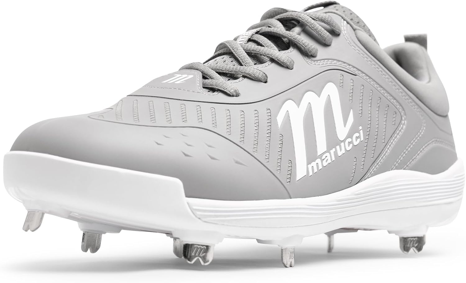 Бейсбольные бутсы Marucci CFT Low Height из металла для мужчин, бейсбольная обувь для мужчин, надежная регулируемая посадка, комфорт и сцепление для высокой производительности, легкие, долговечные, серый
Бейсбольные бутсы Marucci CFT Low Height из металла для мужчин, бейсбольная обувь для мужчин, надежная регулируемая посадка, комфорт и сцепление для высокой производительности, легкие, долговечные, серый