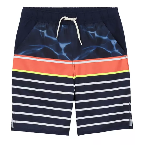 Плавки-шорты с гидролайнером для мальчиков 6-16 лет Lands' End, цвет multi mixed stripe 
Плавки-шорты с гидролайнером для мальчиков 6-16 лет Lands' End, цвет multi mixed stripe