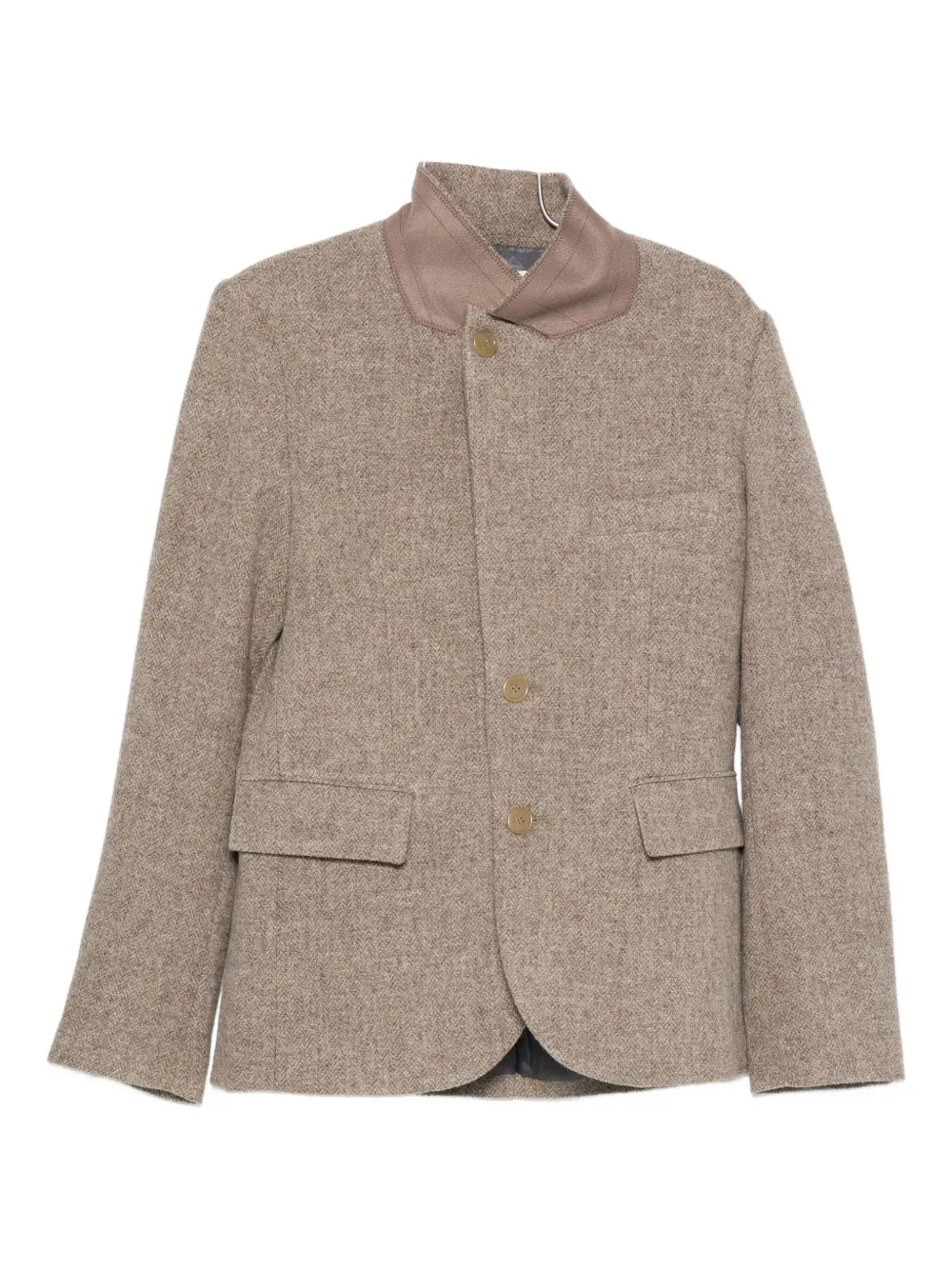 Пиджак с елочным узором 6396, коричневый
Пиджак с елочным узором 6396, коричневый