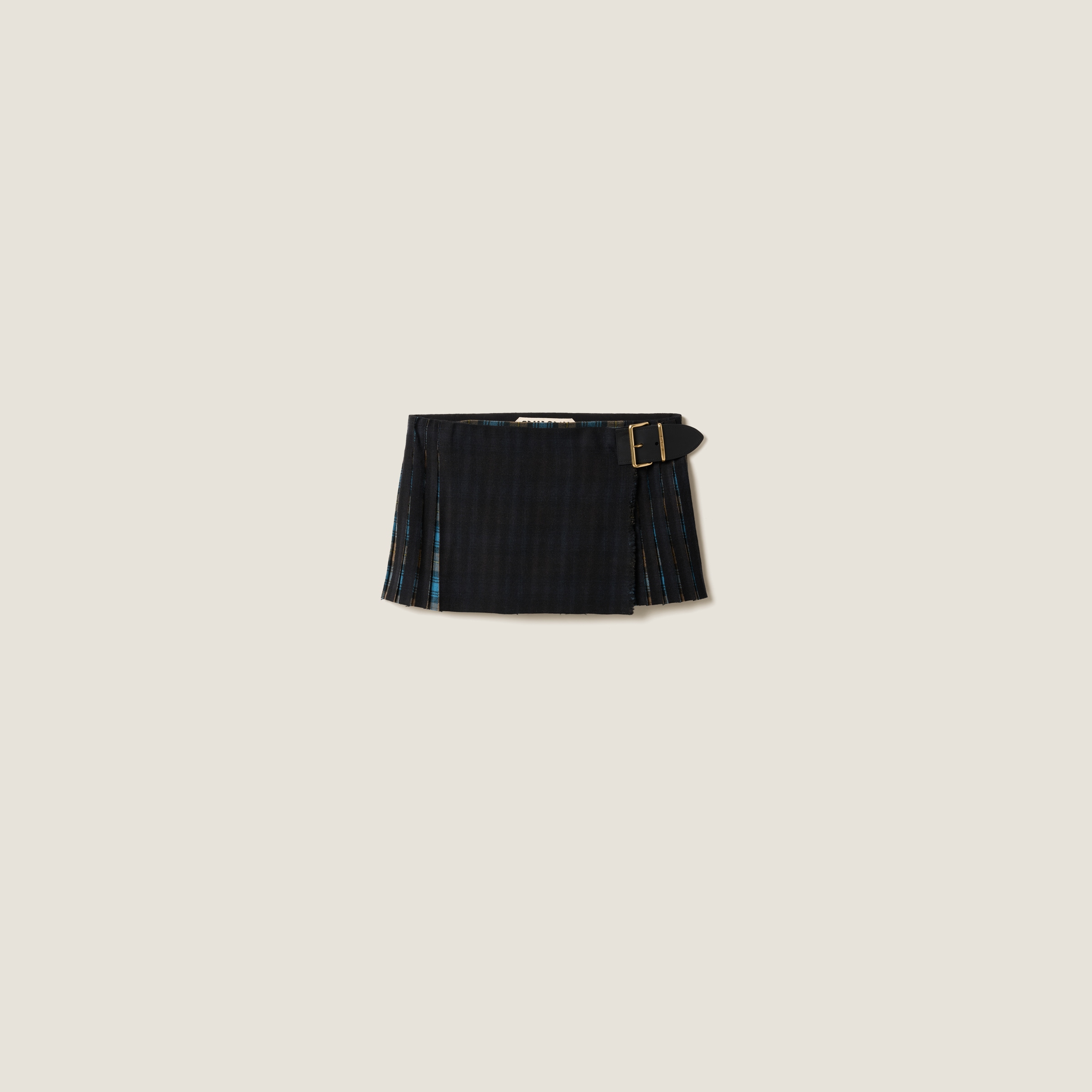Мини-юбка в клетку с принтом MIU MIU, черный
Мини-юбка в клетку с принтом MIU MIU, черный