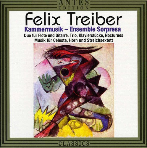 CD диск Trieber / Ensemble Sorpresa: Chamber Music / Duo for Flute & Guitar
CD диск Trieber / Ensemble Sorpresa: Chamber Music / Duo for Flute & Guitar