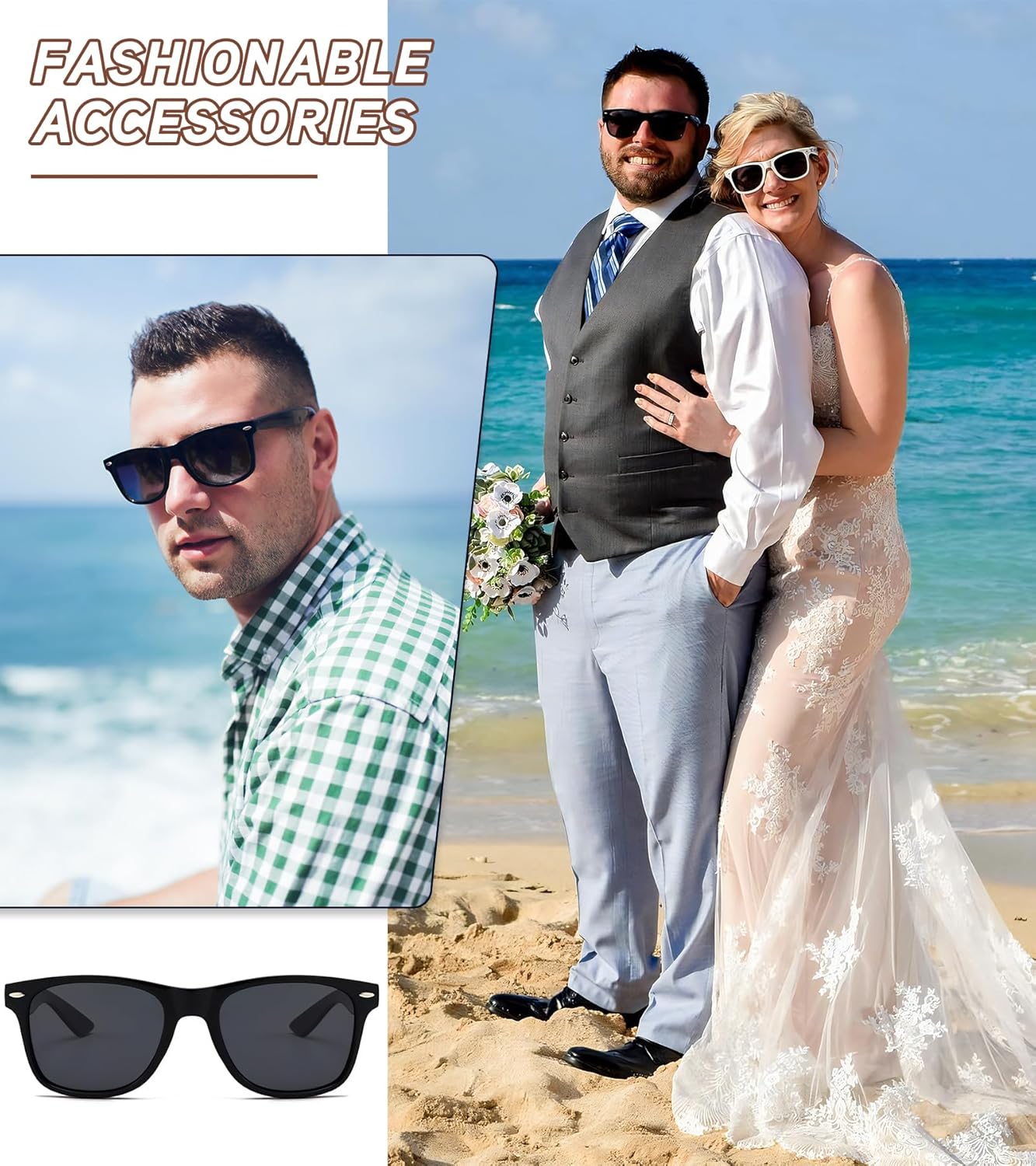 SUNOVELTIES Набор из 40 солнцезащитных очков в стиле ретро, классические модели, оптовая продажа, черные и белые очки, для женщин и мужчин, сувениры для вечеринок, Black
SUNOVELTIES Набор из 40 солнцезащитных очков в стиле ретро, классические модели, оптовая продажа, черные и белые очки, для женщин и мужчин, сувениры для вечеринок, Black