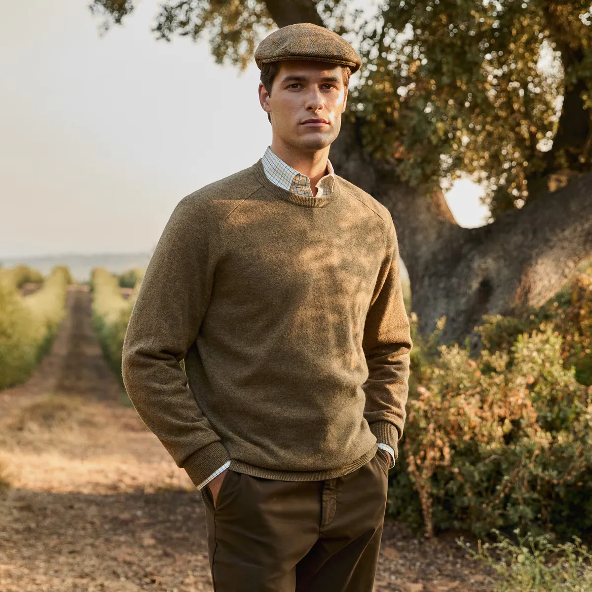 Мужской свитер с круглым вырезом Verhunt, бежевый
Мужской свитер с круглым вырезом Verhunt, бежевый