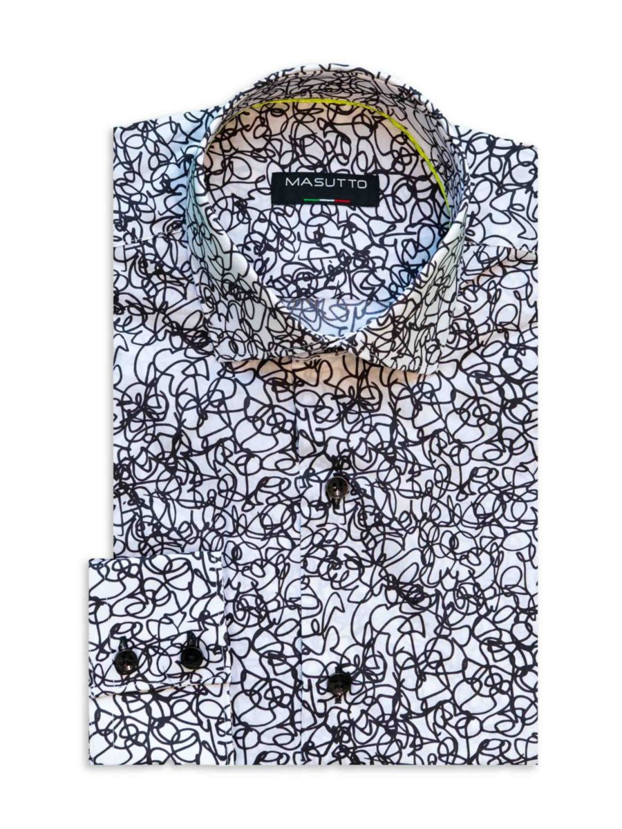 Рубашка с абстрактным принтом Masutto, цвет Multicolor
Рубашка с абстрактным принтом Masutto, цвет Multicolor