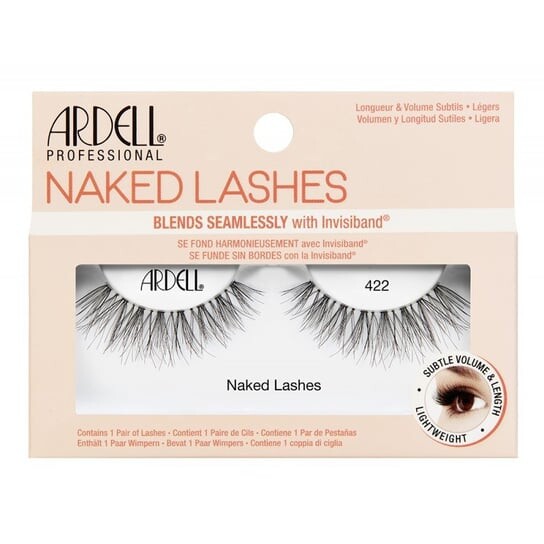 Пара накладных ресниц, № 422 Черный Ardell, Naked Lashes
Пара накладных ресниц, № 422 Черный Ardell, Naked Lashes