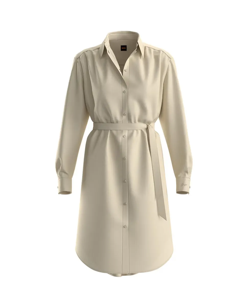 Платье из поплина с деталями Boss Orange, бежевый
Платье из поплина с деталями Boss Orange, бежевый