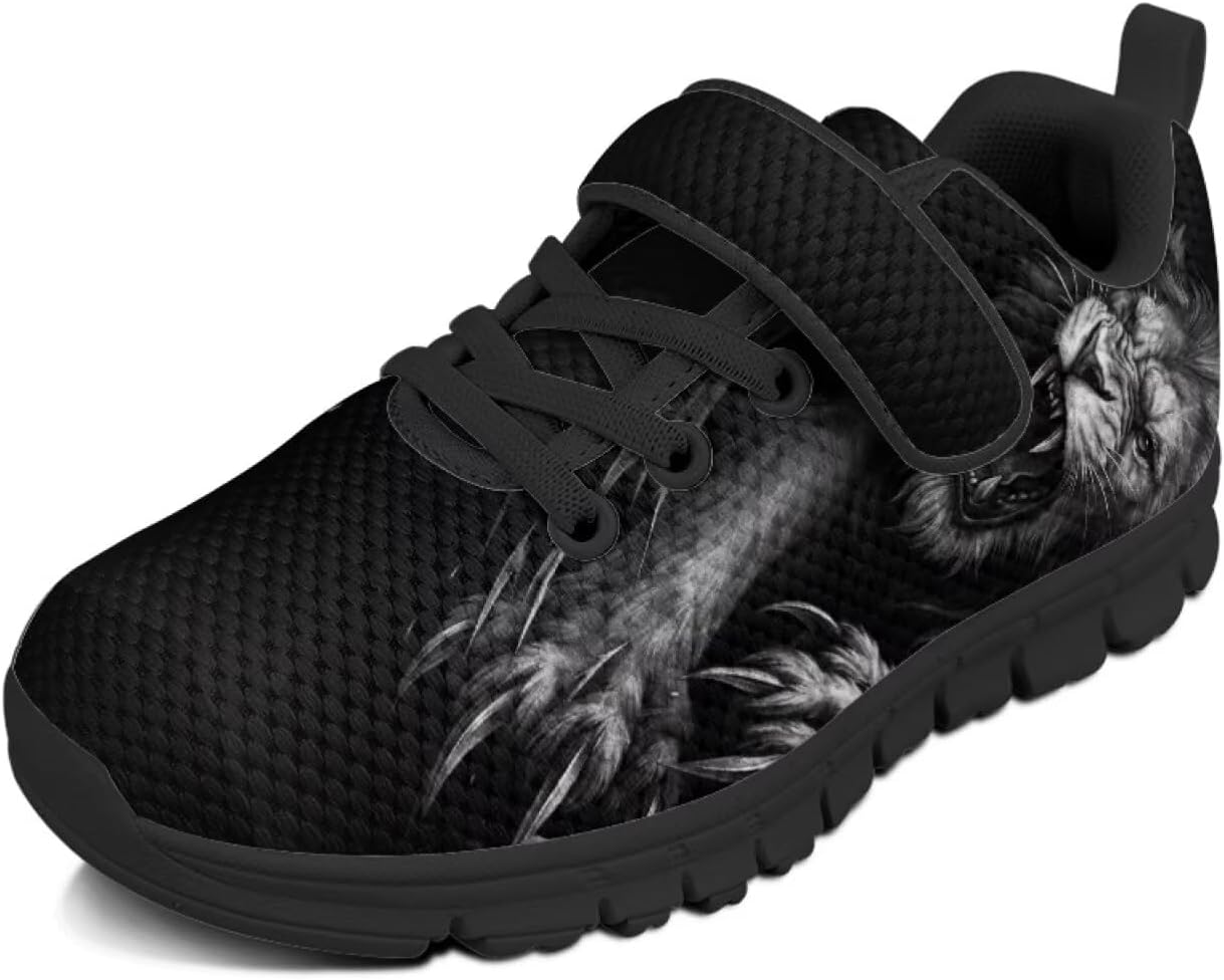 Детские кроссовки Pointodoor с принтом радуги и пламени для мальчиков и девочек, прогулочные, нескользящие, легкие, дышащие, спортивные, для бега и тенниса, на липучках, Lion
Детские кроссовки Pointodoor с принтом радуги и пламени для мальчиков и девочек, прогулочные, нескользящие, легкие, дышащие, спортивные, для бега и тенниса, на липучках, Lion