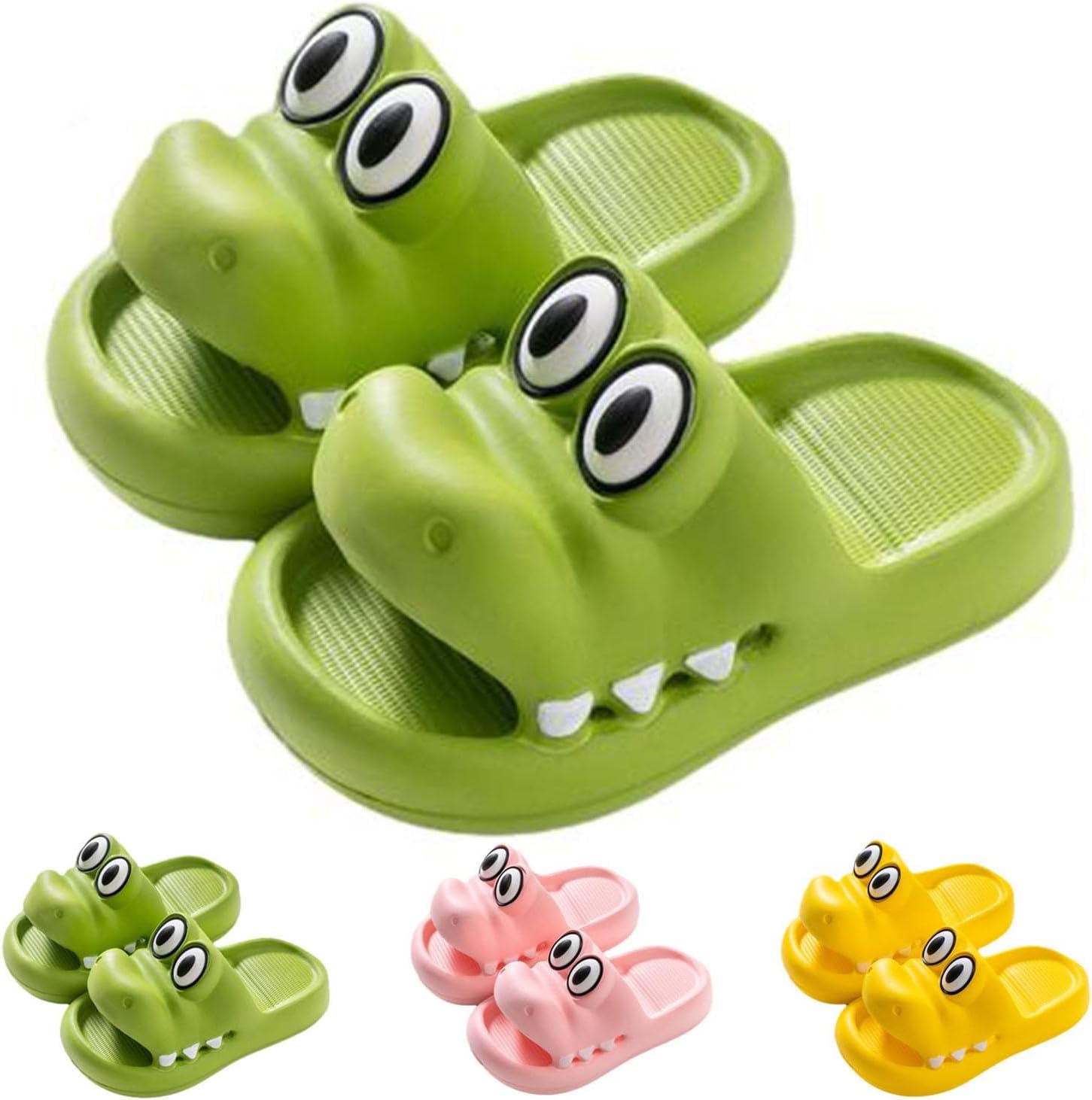 Мультяшные крокодильи шлепанцы для женщин и мужчин, тапочки с открытым носком, оригинальные пляжные сандалии с толстой подошвой (8-8.5(250 мм), зеленые) Znel
Мультяшные крокодильи шлепанцы для женщин и мужчин, тапочки с открытым носком, оригинальные пляжные сандалии с толстой подошвой (8-8.5(250 мм), зеленые) Znel