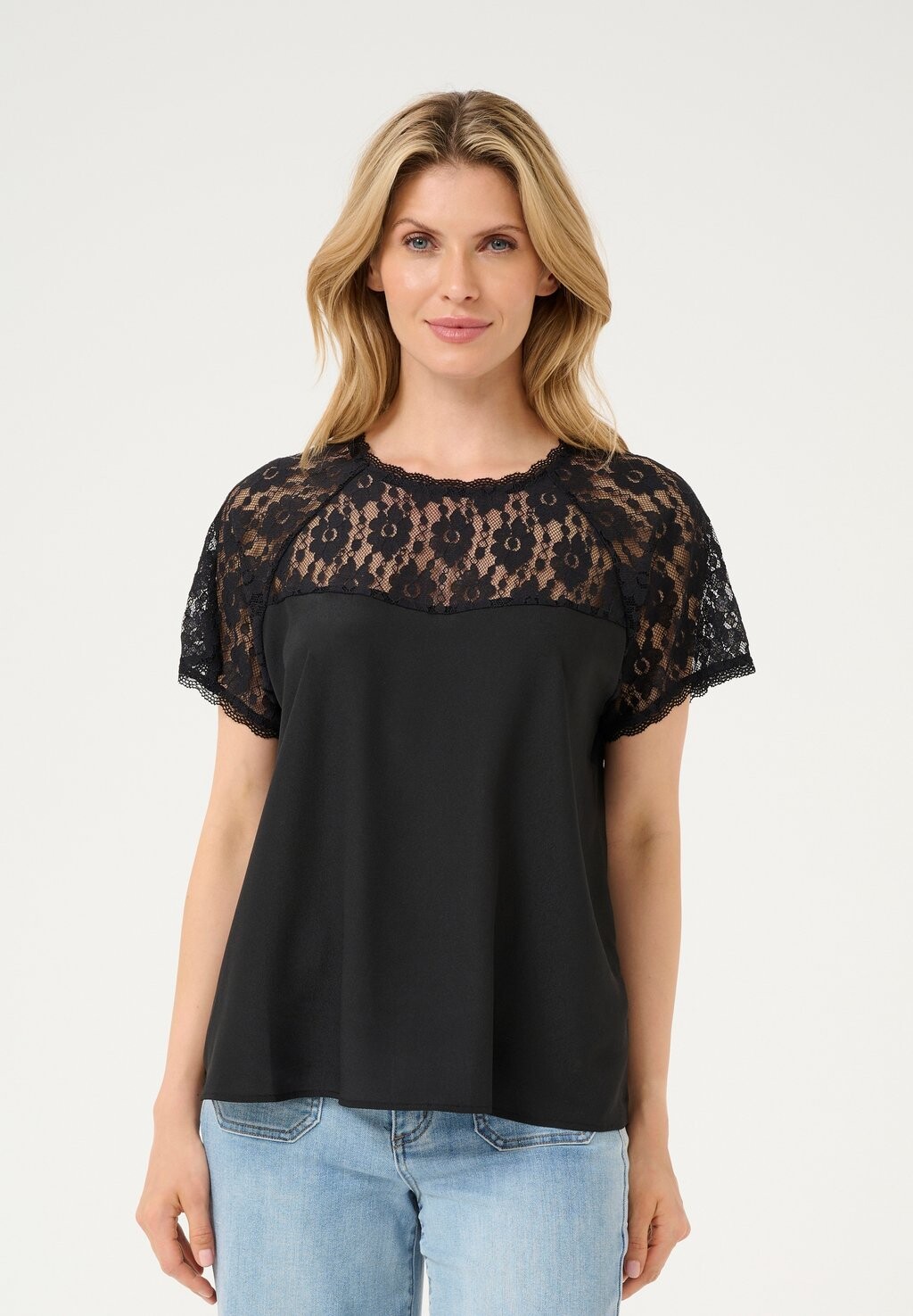 Блуза SILJA Kaffe, цвет Mottled Black 
Блуза SILJA Kaffe, цвет Mottled Black