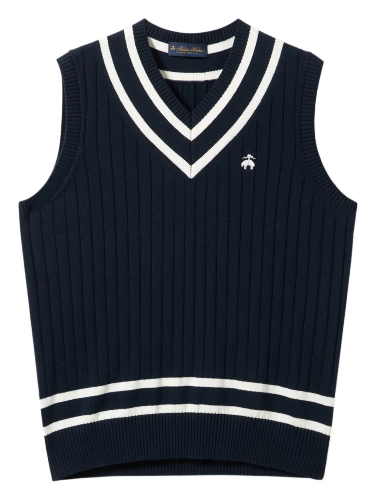 Футболка Brooks Brothers жилет с вышитым логотипом, синий
Футболка Brooks Brothers жилет с вышитым логотипом, синий