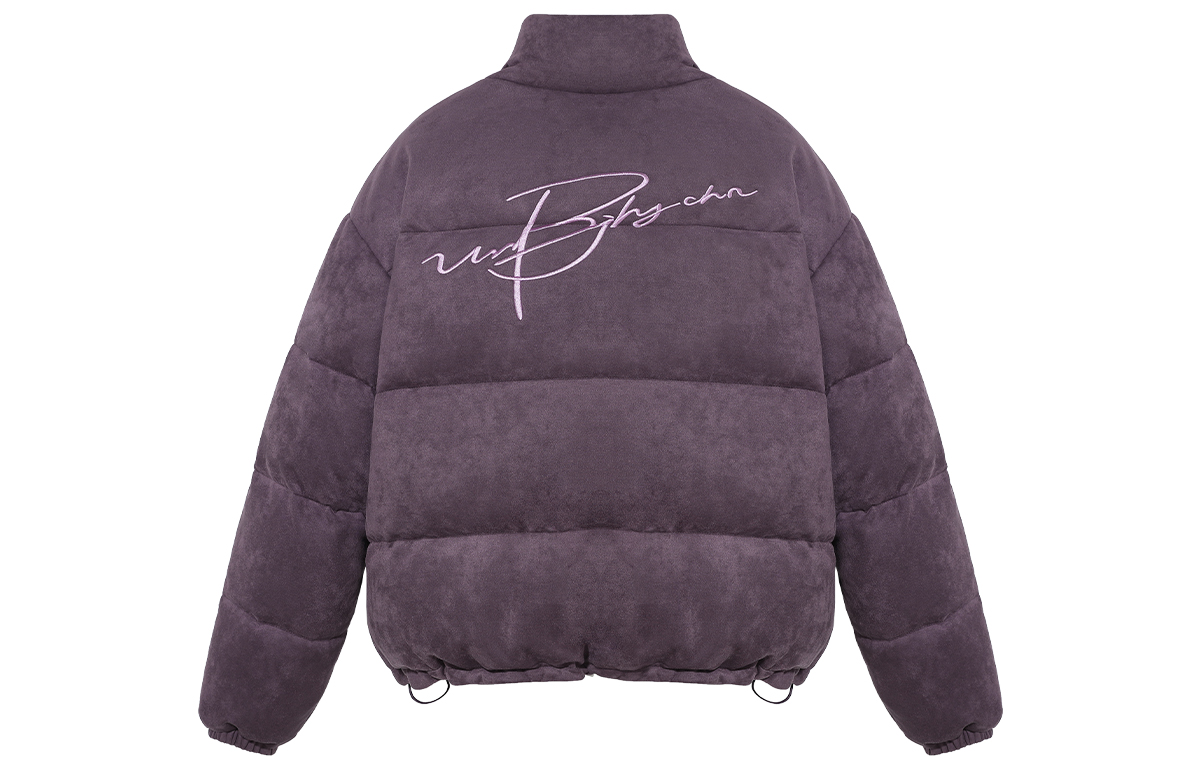 Винтажная надпись Унисекс Пуховая Куртка BJHG, Свинцово-серый 
Винтажная надпись Унисекс Пуховая Куртка BJHG, Свинцово-серый