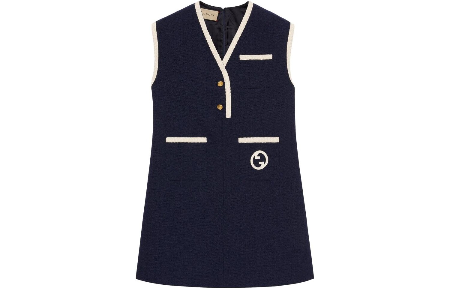 Платье Gucci без рукавов, темно-синий
Платье Gucci без рукавов, темно-синий