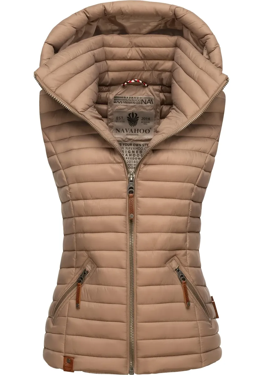 Стеганый жилет Наваху "Шадаа", стильный женский жилет без рукавов с капюшоном Navahoo, коричневый
Стеганый жилет Наваху "Шадаа", стильный женский жилет без рукавов с капюшоном Navahoo, коричневый