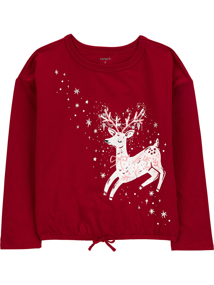 Лонгслив carter's, красный 
Лонгслив carter's, красный