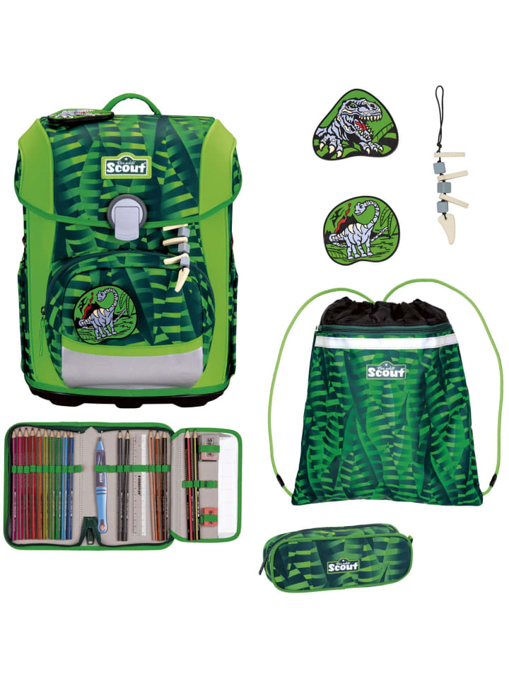Scout Набор школьных сумок Neo, 4 предмета, Danger Dino, зеленый
Scout Набор школьных сумок Neo, 4 предмета, Danger Dino, зеленый