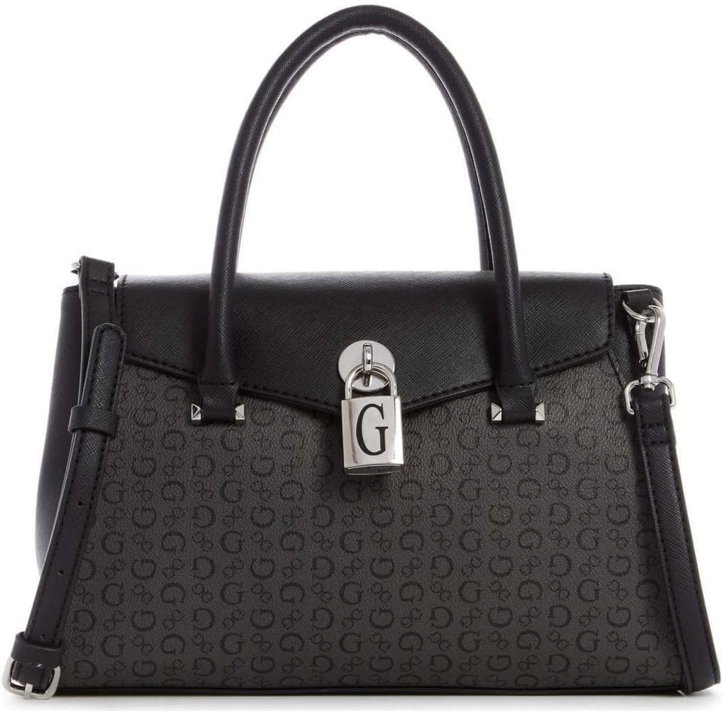 GUESS Women's Godfrey черная сумка с логотипом, замком и шармом, средний размер, через плечо или на плече
GUESS Women's Godfrey черная сумка с логотипом, замком и шармом, средний размер, через плечо или на плече
