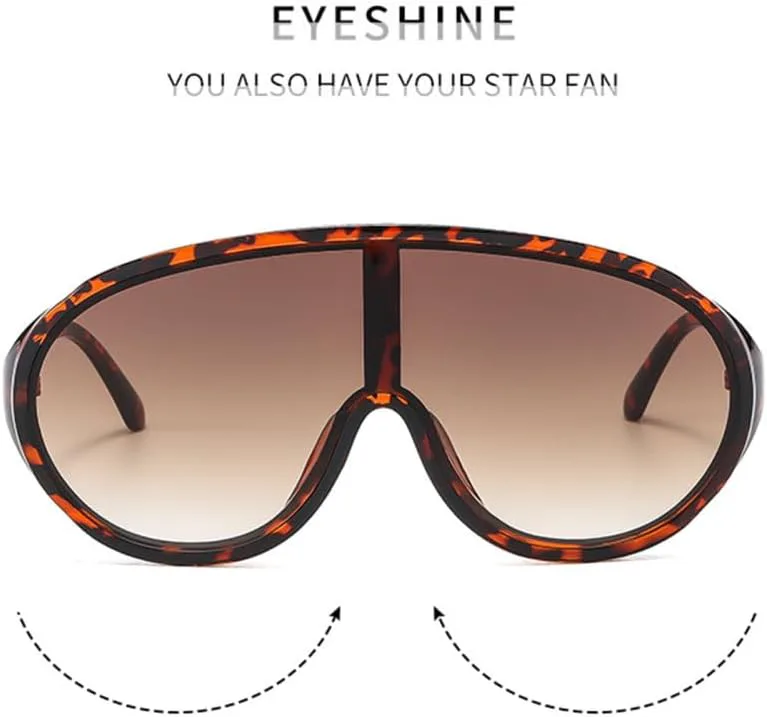 Большие цельные солнцезащитные очки для женщин и мужчин в винтажном стиле для отдыха, солнцезащитные очки с защитой от УФ-излучения UV400 VFDHN, Black Silver
Большие цельные солнцезащитные очки для женщин и мужчин в винтажном стиле для отдыха, солнцезащитные очки с защитой от УФ-излучения UV400 VFDHN, Black Silver