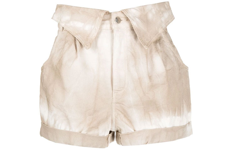 Джинсовые шорты со складчатым поясом Stella McCartney, Хаки
Джинсовые шорты со складчатым поясом Stella McCartney, Хаки