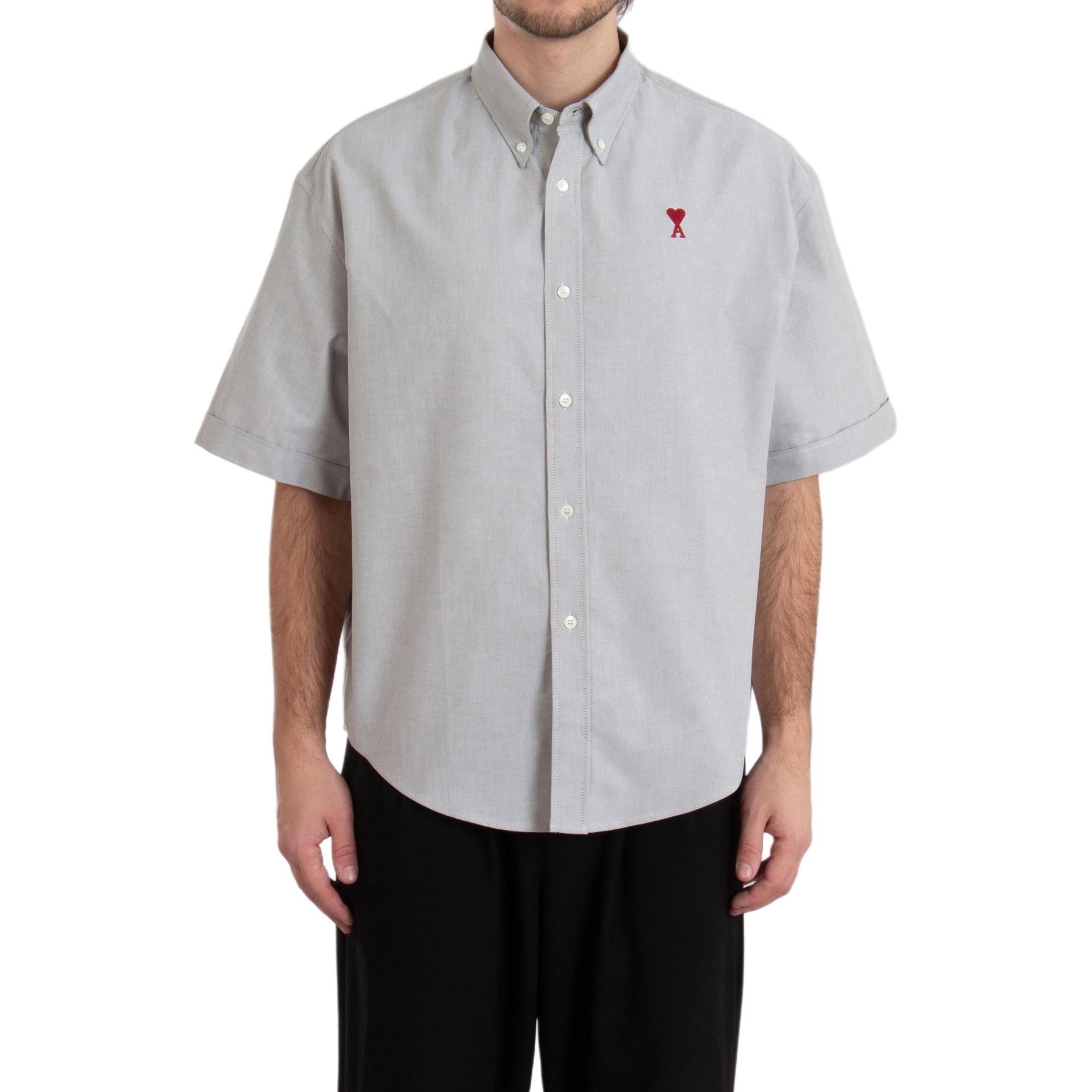 Рубашка с вышитым логотипом Ami De Coeur от Ami Paris AMIPARIS, серый
Рубашка с вышитым логотипом Ami De Coeur от Ami Paris AMIPARIS, серый