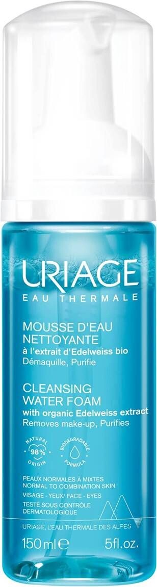 Очищающая пенка для лица Uriage Szarotka Alpejska, 150 мл
Очищающая пенка для лица Uriage Szarotka Alpejska, 150 мл