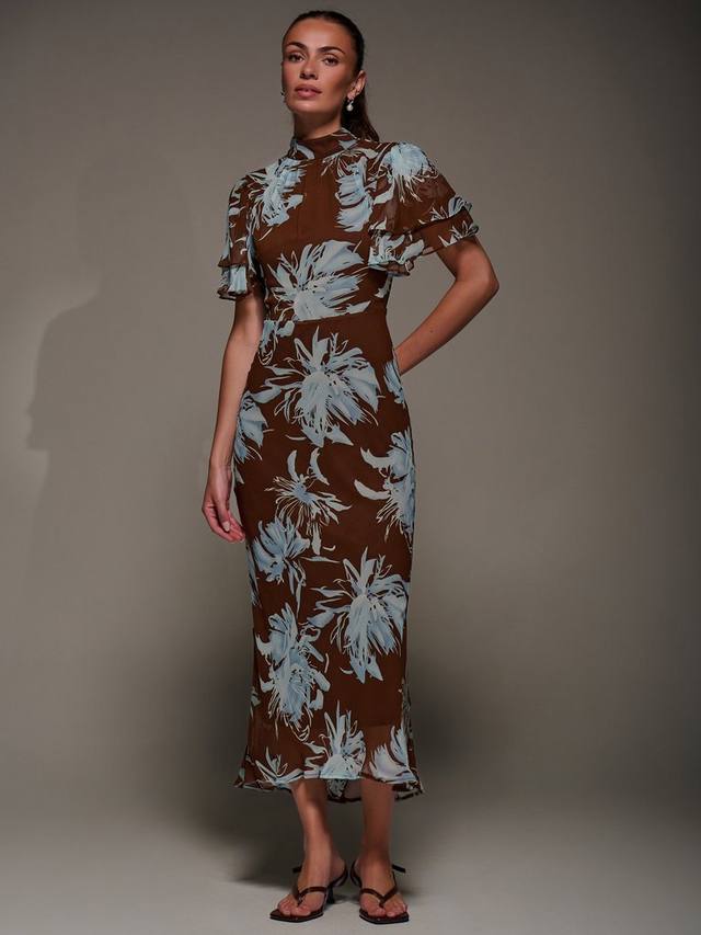 Абстрактное платье макси с высоким воротом Jolie Moi, Brown Abstract
Абстрактное платье макси с высоким воротом Jolie Moi, Brown Abstract