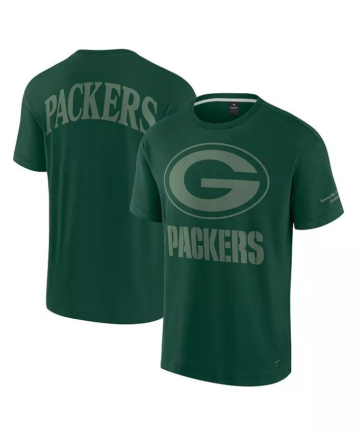 Мужская и женская зеленая футболка Green Bay Packers Elements Iconic Fanatics
Мужская и женская зеленая футболка Green Bay Packers Elements Iconic Fanatics