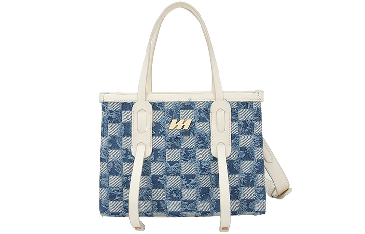 MQ Сумка-шоппер из ткани с полиуретановым покрытием, Denim Plaid
MQ Сумка-шоппер из ткани с полиуретановым покрытием, Denim Plaid