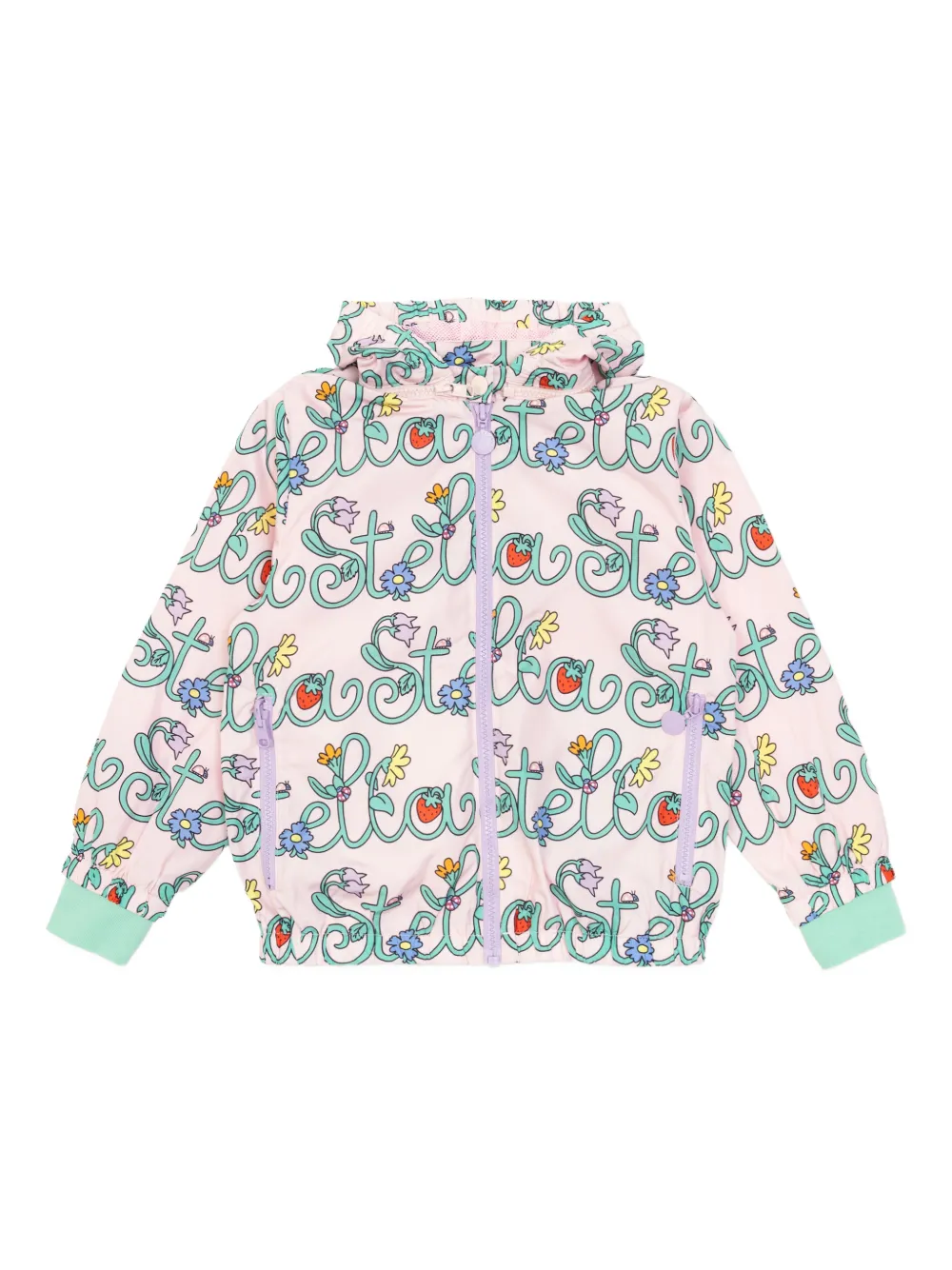 Куртка с капюшоном и цветочным узором Stella Mccartney Kids, розовый
Куртка с капюшоном и цветочным узором Stella Mccartney Kids, розовый