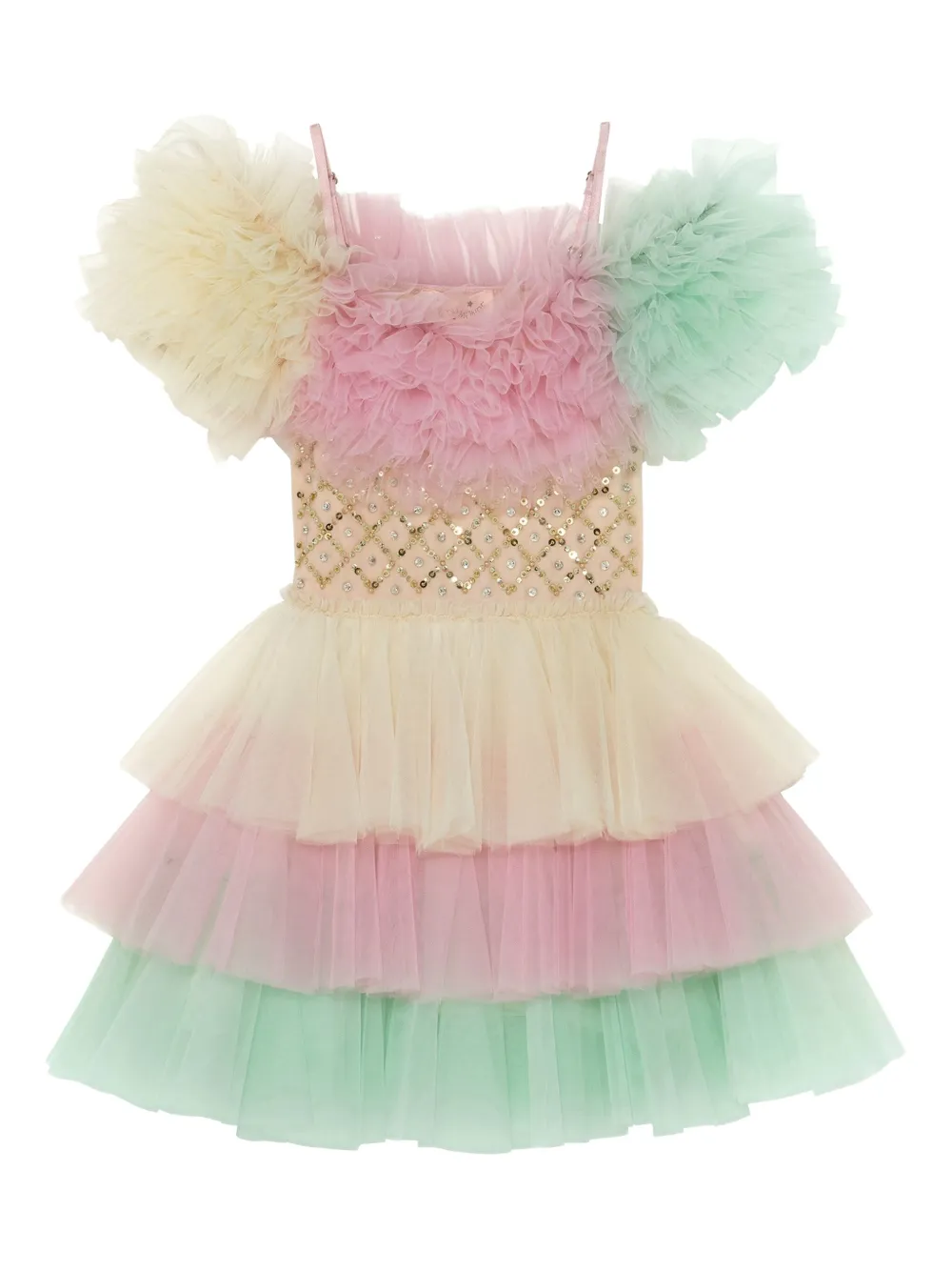 Платье из тюля, расшитое пайетками Tutu Du Monde, нейтральный
Платье из тюля, расшитое пайетками Tutu Du Monde, нейтральный