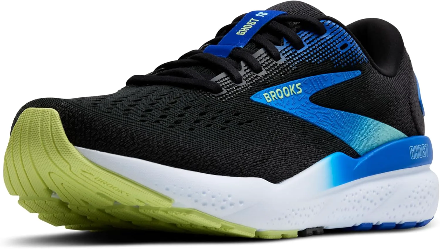 Мужские нейтральные беговые кроссовки Brooks Ghost 16, черный/желтый
Мужские нейтральные беговые кроссовки Brooks Ghost 16, черный/желтый