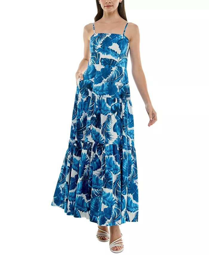Женское платье макси с принтом и ярусами Taylor, синий
Женское платье макси с принтом и ярусами Taylor, синий