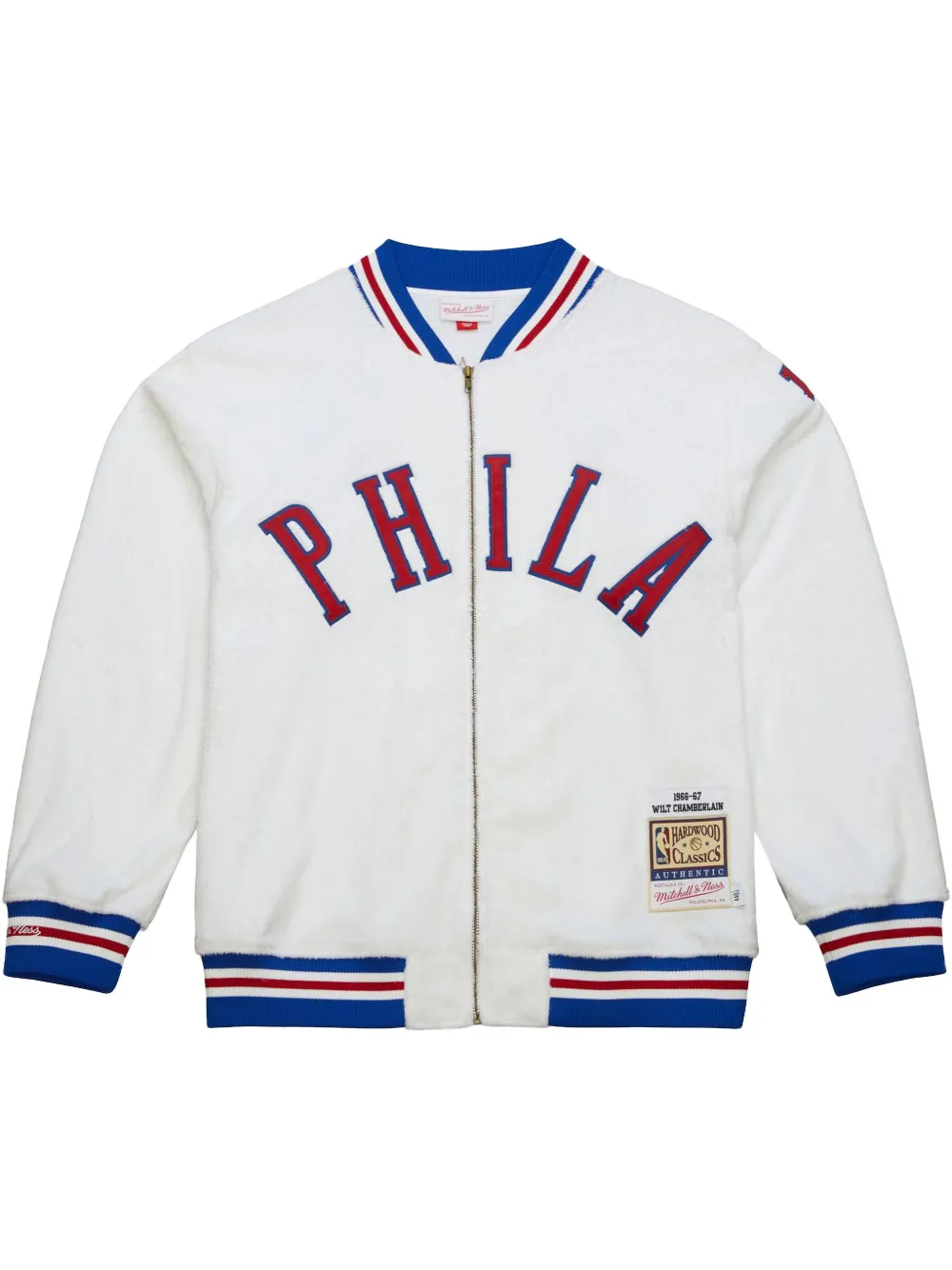 Куртка NBA 76ers 1966 Wilt Chamberlain Philadelphia 76ers Mitchell & Ness, белый
Куртка NBA 76ers 1966 Wilt Chamberlain Philadelphia 76ers Mitchell & Ness, белый