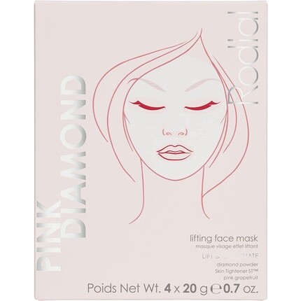 Тканевая маска-лифтинг для лица Rodial Pink Diamond с алмазной пудрой и витамином С — упаковка из 4 пакетиков
Тканевая маска-лифтинг для лица Rodial Pink Diamond с алмазной пудрой и витамином С — упаковка из 4 пакетиков