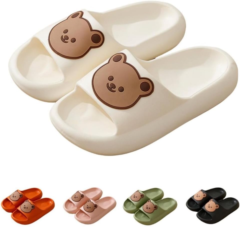 Милые тапочки с медведем для женщин, летние, мягкие, на платформе, нескользящие, для дома и улицы, кавайные подарки для женщин и мужчин Albiva, белый
Милые тапочки с медведем для женщин, летние, мягкие, на платформе, нескользящие, для дома и улицы, кавайные подарки для женщин и мужчин Albiva, белый