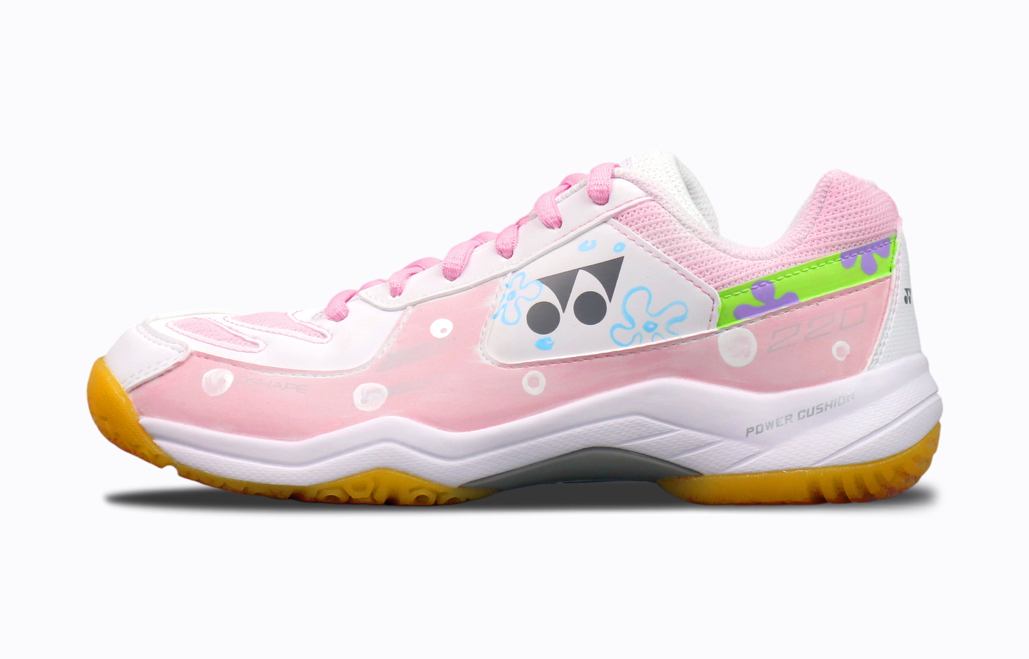 YONEX Амортизирующие устойчивые к истиранию дышащие бадминтонные кроссовки Power Cushion с низким верхом унисекс бело-розовые, цвет White Pink
YONEX Амортизирующие устойчивые к истиранию дышащие бадминтонные кроссовки Power Cushion с низким верхом унисекс бело-розовые, цвет White Pink