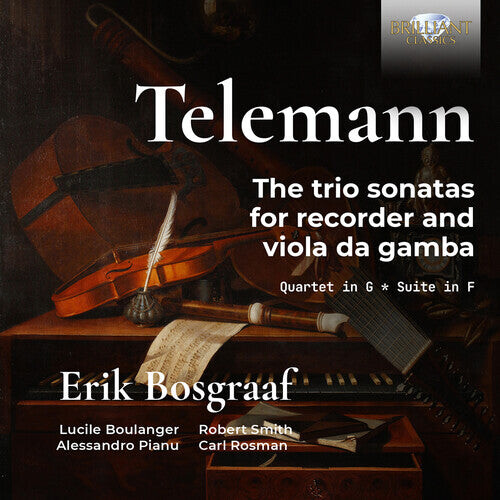 CD диск Telemann / Bosgraaf / Pianu: Trio Sonatas for Recorder
CD диск Telemann / Bosgraaf / Pianu: Trio Sonatas for Recorder