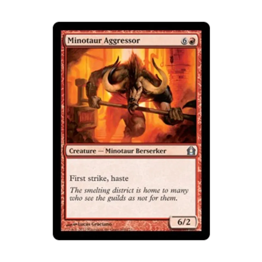 CCG Минотавр-агрессор (U), MTG - Return to Ravnica
CCG Минотавр-агрессор (U), MTG - Return to Ravnica